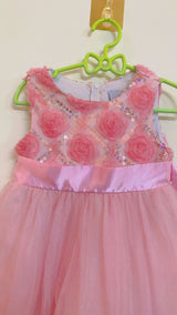Baby Pink Imported Frock | Kids | Girls Skirts & Dresses | Size : 1 to 2 Yrs | Worn Once