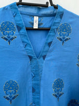Ethnic | Women Branded Kurta | Blue | XSmall | Preloved