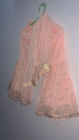 Pink Embroidered Gharara | Girls Skirts & Dresses | Medium | Preloved