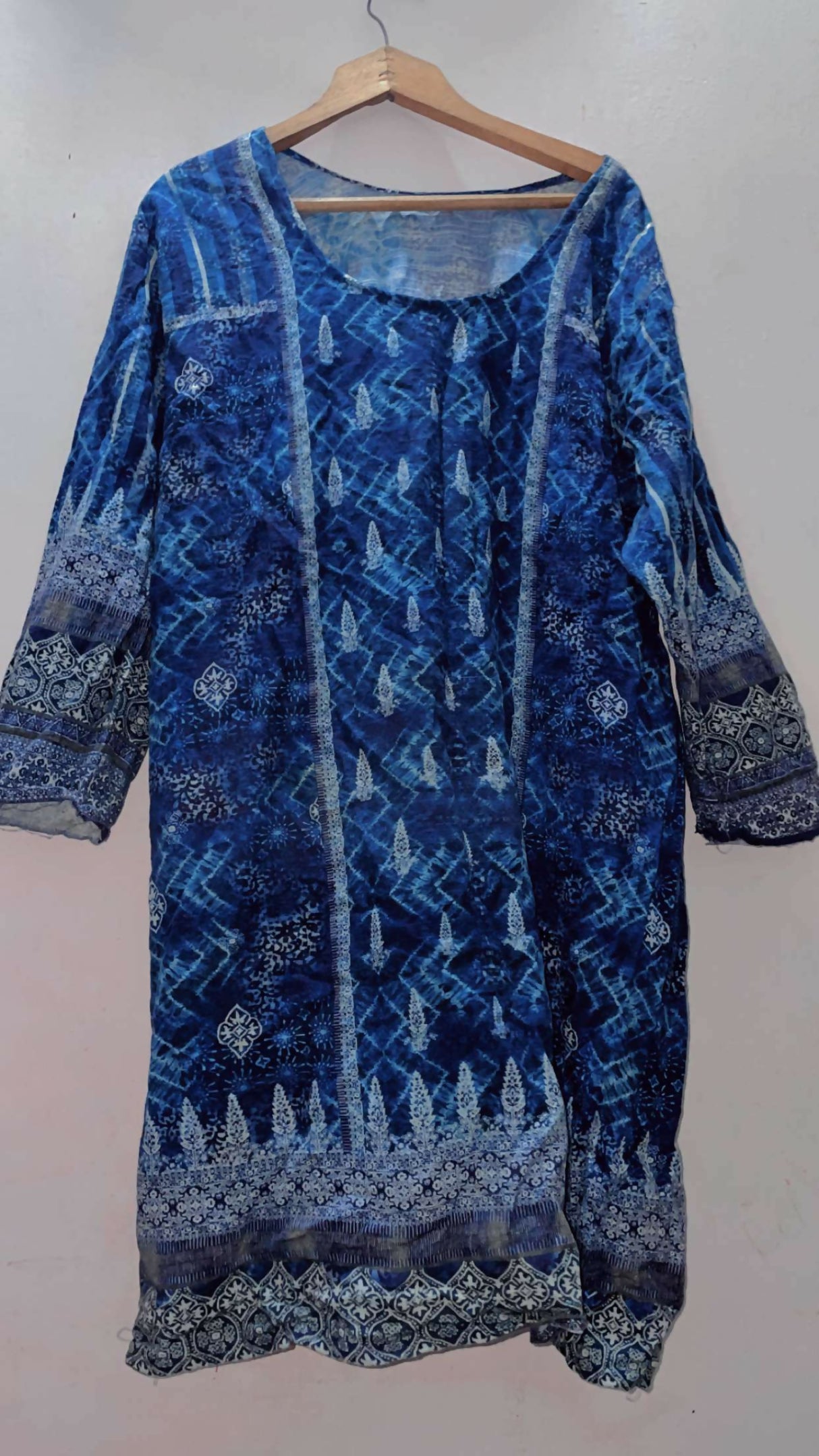 Blue Kurta | Women Locally Made Kurta | XLarge | Preloved