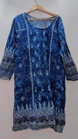 Blue Kurta | Women Locally Made Kurta | XLarge | Preloved