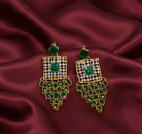 Square Tear Drop Earrings-00147 | Women Jewelry | Earrings | Brand New
