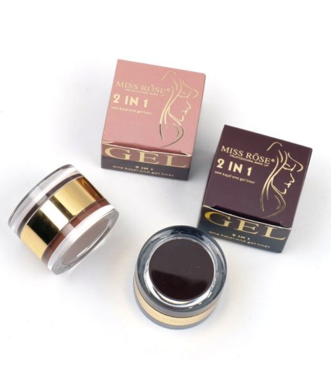 Buy Miss Rose 2 in 1 ,one Kajal one gel liner. in Pakistan