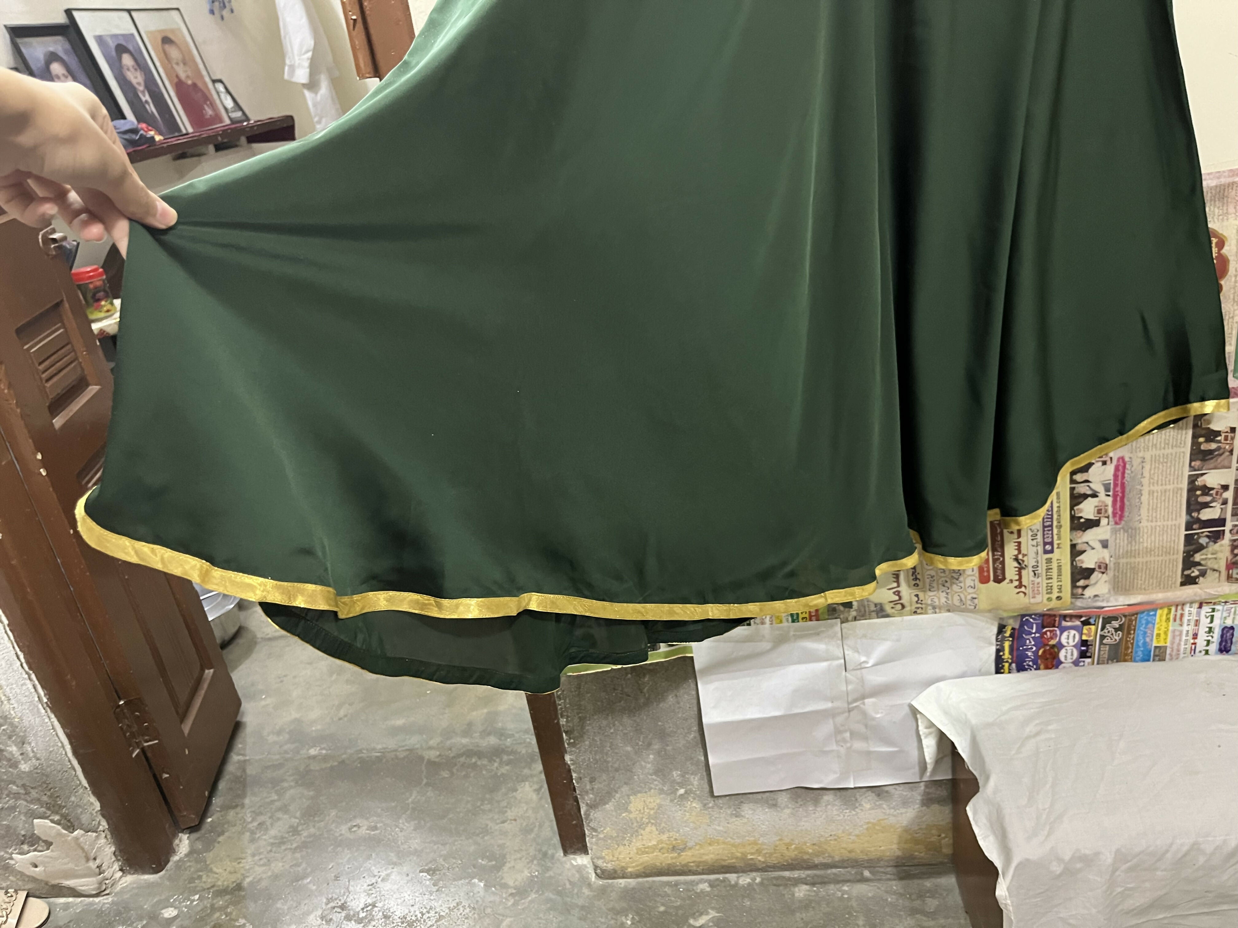 Bottle Green Silk Lehanga | Women Skirts & Dresses | Brand New