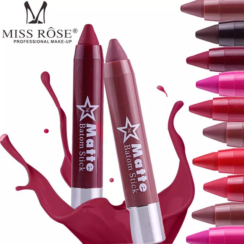 Buy Miss Rose Pack Of 6 Lip Crayon in Pakistan