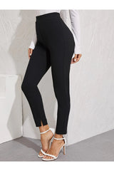 Buy Shein High Rise Vented Ankle Cut Trousers in Pakistan
