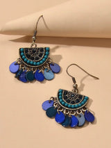 Buy SHEIN Water Drop Tassel Drop Earrings in Pakistan
