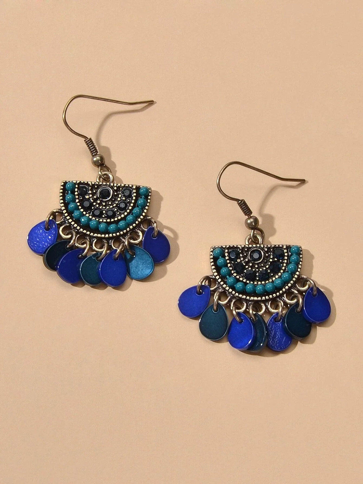 Buy SHEIN Water Drop Tassel Drop Earrings in Pakistan