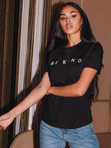 Buy SHEIN EZwear Letter Graphic Round Neck Tee in Pakistan