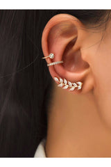 Buy Shein 3pcs Zircon Decor Ear Cuff - Yellow Gold in Pakistan