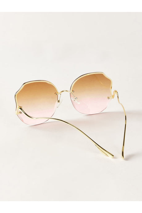 Buy Shein Ombre Lens Fashion Glasses - Watermelon Pink in Pakistan