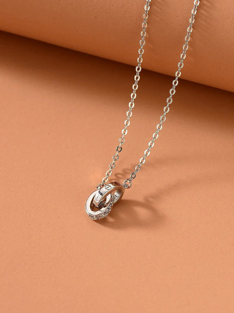Buy Shein Ring Pendant Necklace in Pakistan