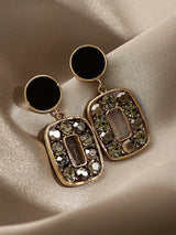 Buy Shein Rhinestone Decor Drop Earrings in Pakistan