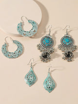 Buy SHEIN EMERY ROSE 3pairs Hollow Out Jhumka Earrings in Pakistan