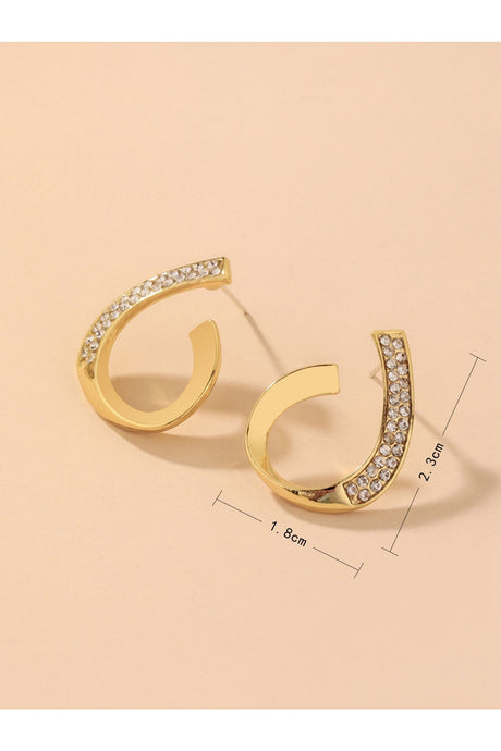 Buy Shein Rhinestone Decor Earrings in Pakistan