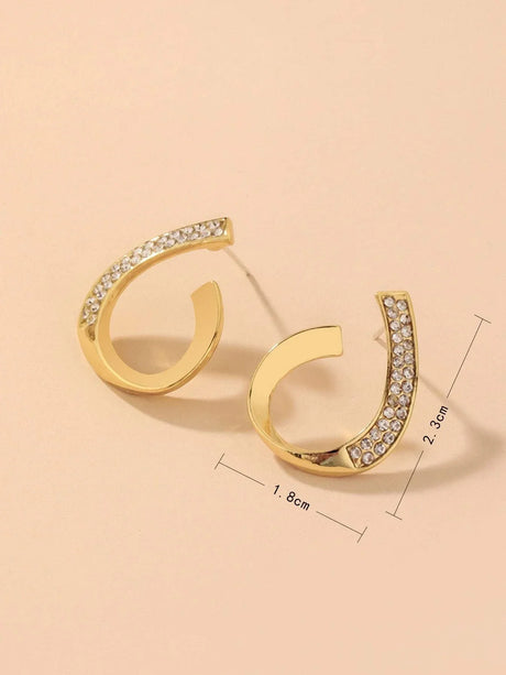 Buy Shein Rhinestone Decor Earrings in Pakistan