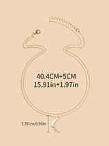 Buy Shein Moon Charm Necklace in Pakistan