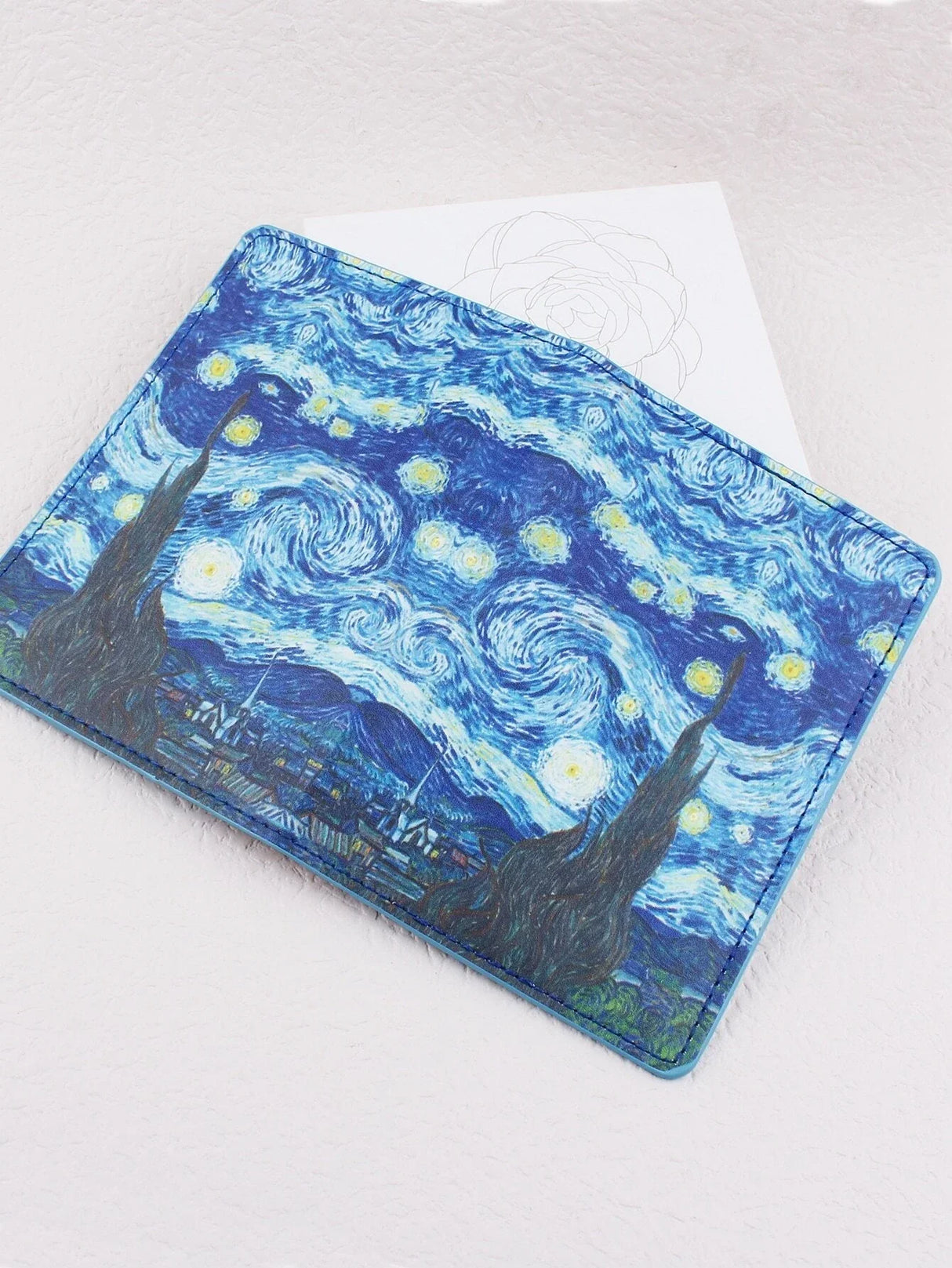 Buy Shein Sky Graphic Passport Holder in Pakistan