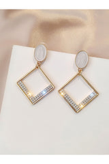 Buy Shein Hollow Out Geo Drop Earrings in Pakistan