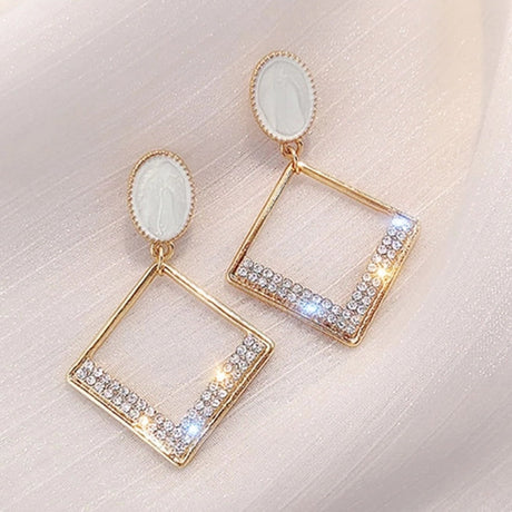 Buy Shein Hollow Out Geo Drop Earrings in Pakistan