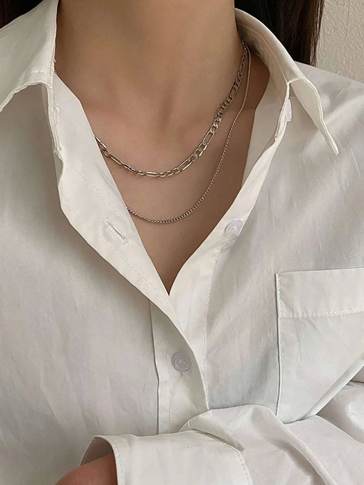 Buy Shein Minimalist Layered Necklace in Pakistan