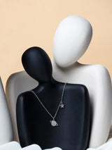 Buy Shein Rhinestone Planet Charm Necklace in Pakistan