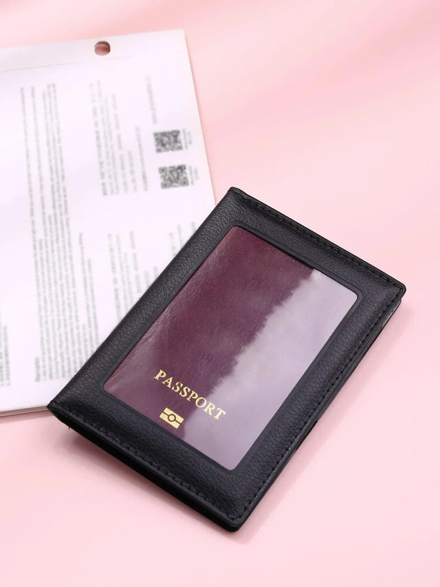 Buy Shein Letter Graphic Fold Passport Case in Pakistan