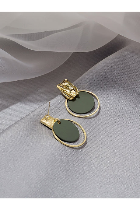 Buy Shein Round Charm Drop Earrings in Pakistan