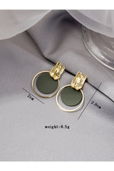 Buy Shein Round Charm Drop Earrings in Pakistan