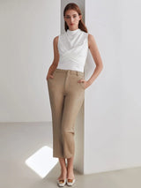 Buy Shein Motf Premium Slim Wrap Tank Top in Pakistan
