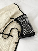 Buy Shein Allover Studded Decor Baguette Bag in Pakistan