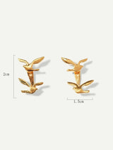 Buy Shein Double Bird Shaped Stud Earrings 1pair in Pakistan