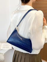 Buy SHEIN Crocodile Embossed Baguette Bag in Pakistan
