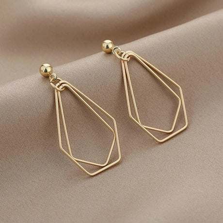 Buy Shein Hollow Out Geo Drop Earrings in Pakistan