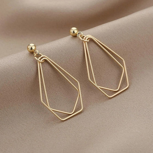 Buy Shein Hollow Out Geo Drop Earrings in Pakistan