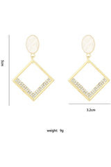 Buy Shein Hollow Out Geo Drop Earrings in Pakistan