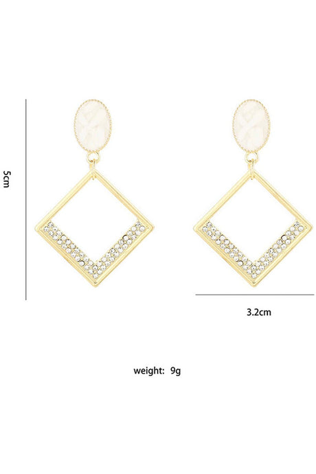 Buy Shein Hollow Out Geo Drop Earrings in Pakistan