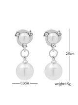 Buy SHEIN Faux Pearl Decor Drop Earrings in Pakistan
