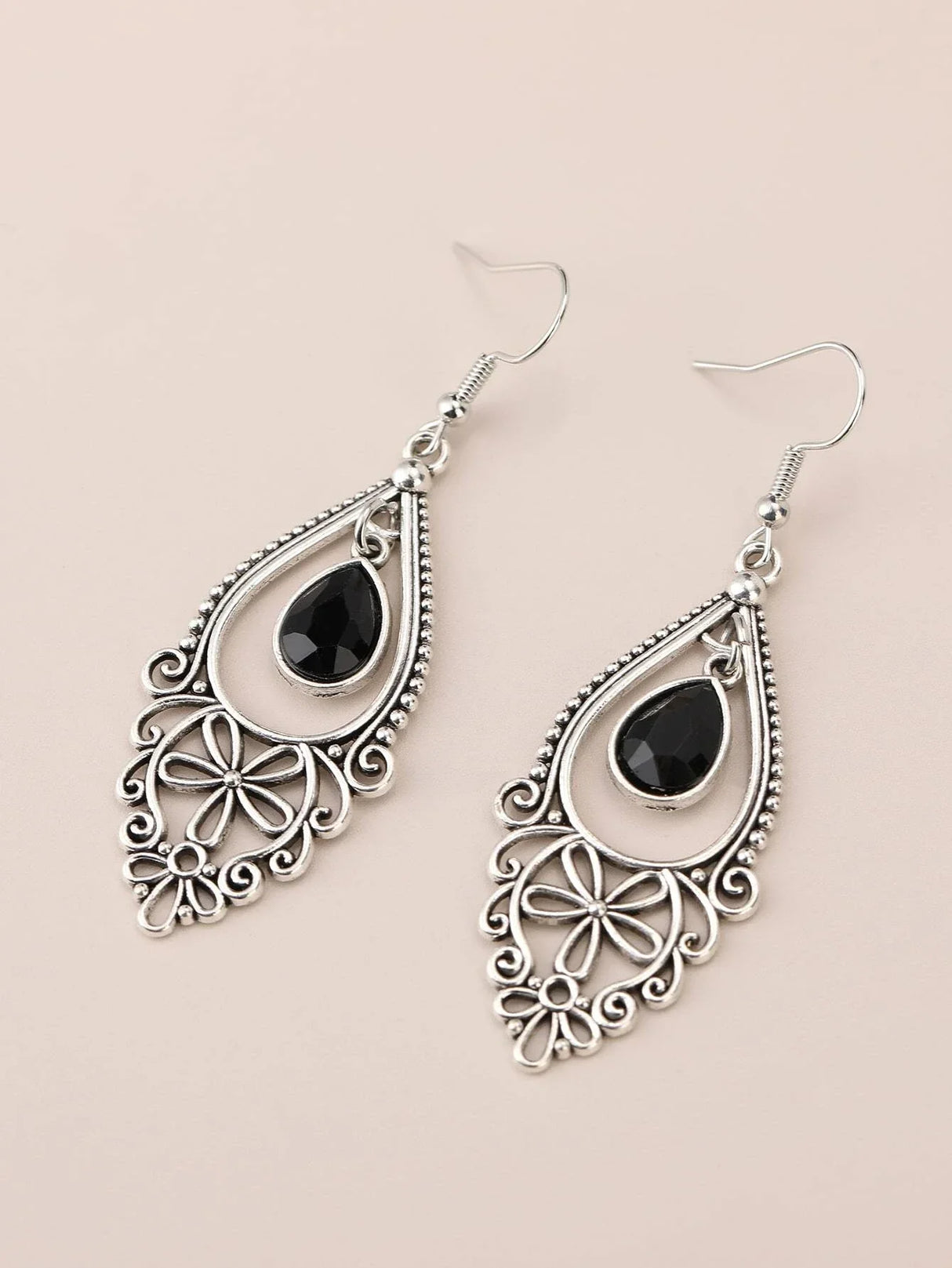 Buy Shein Emery Rose Hollow Out Water Drop Earrings in Pakistan