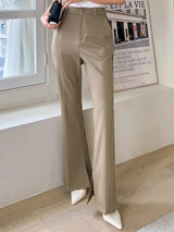 Buy Shein DAZY Slant Pocket Zip Fly Suit Pants in Pakistan