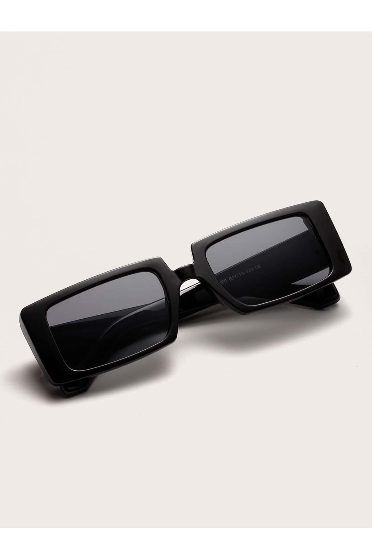 Buy Shein Acrylic Frame Rectangle Fashion Glasses - Black in Pakistan