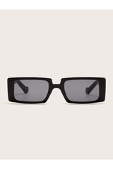 Buy Shein Acrylic Frame Rectangle Fashion Glasses - Black in Pakistan