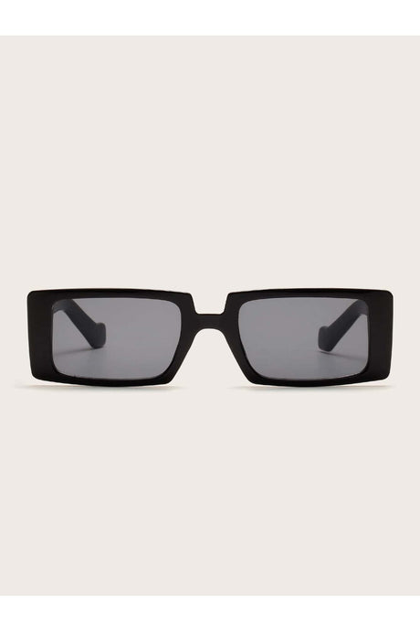 Buy Shein Acrylic Frame Rectangle Fashion Glasses - Black in Pakistan