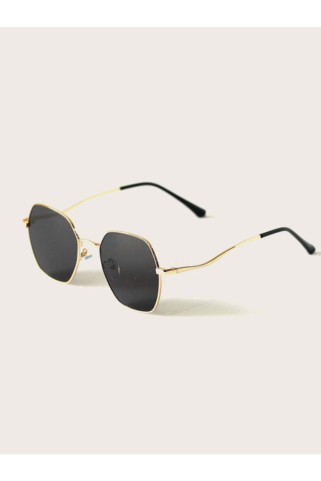 Buy Shein Metal Frame Fashion Glasses With Case - Black in Pakistan