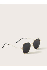 Buy Shein Metal Frame Fashion Glasses With Case - Black in Pakistan