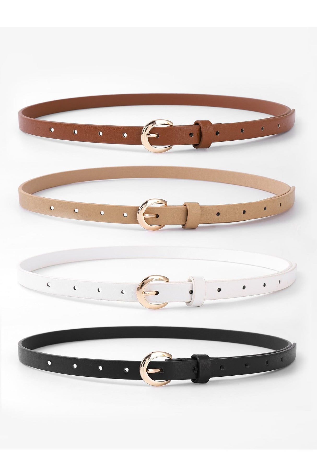 Buy Shein 4pcs Metal Buckle Belt With Hole Punch in Pakistan