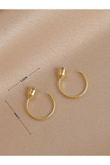 Buy Shein Rhinestone Decor Stud Earrings in Pakistan