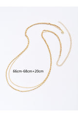 Buy Shein Solid Layered Waist Chain in Pakistan