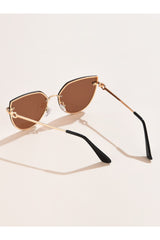 Buy Shein Cat Eye Fashion Glasses - Coffee Brown in Pakistan