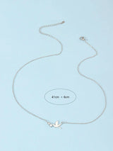 Buy Shein Cubic Zirconia Decor Bird Charm Necklace in Pakistan